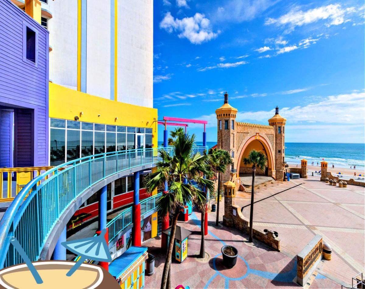 Wyndham Ocean Walk: Deluxe Oceanview Jacuzzi Condo in Daytona Daytona Beach Exterior photo